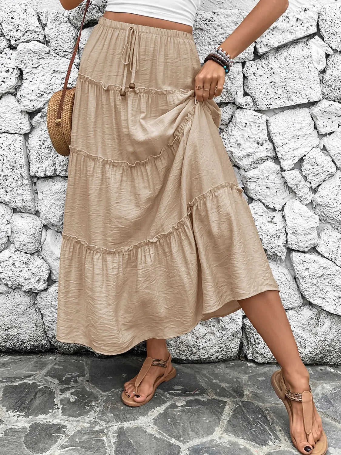 Frill Tiered Skirt.