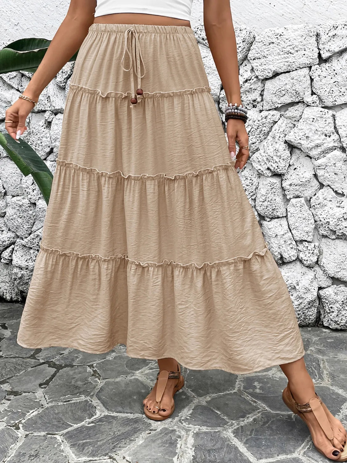 Frill Tiered Skirt.
