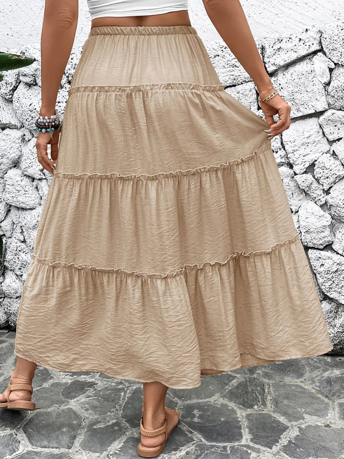 Frill Tiered Skirt.