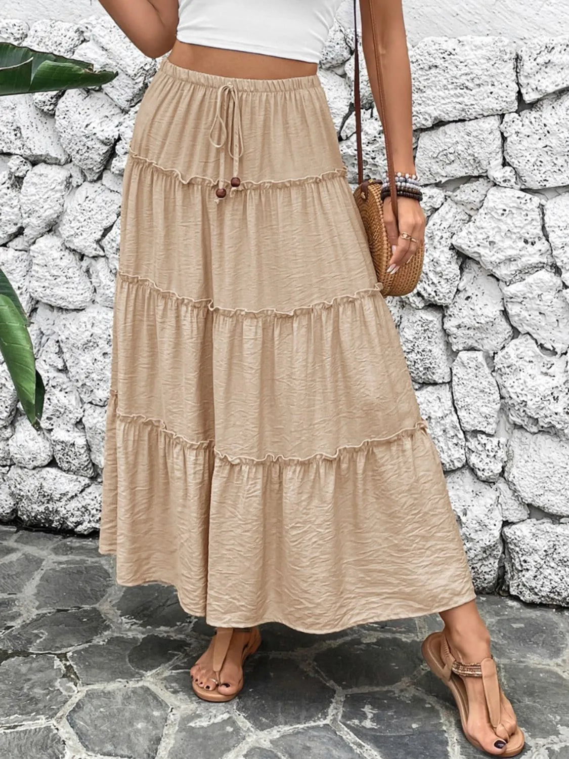Frill Tiered Skirt.