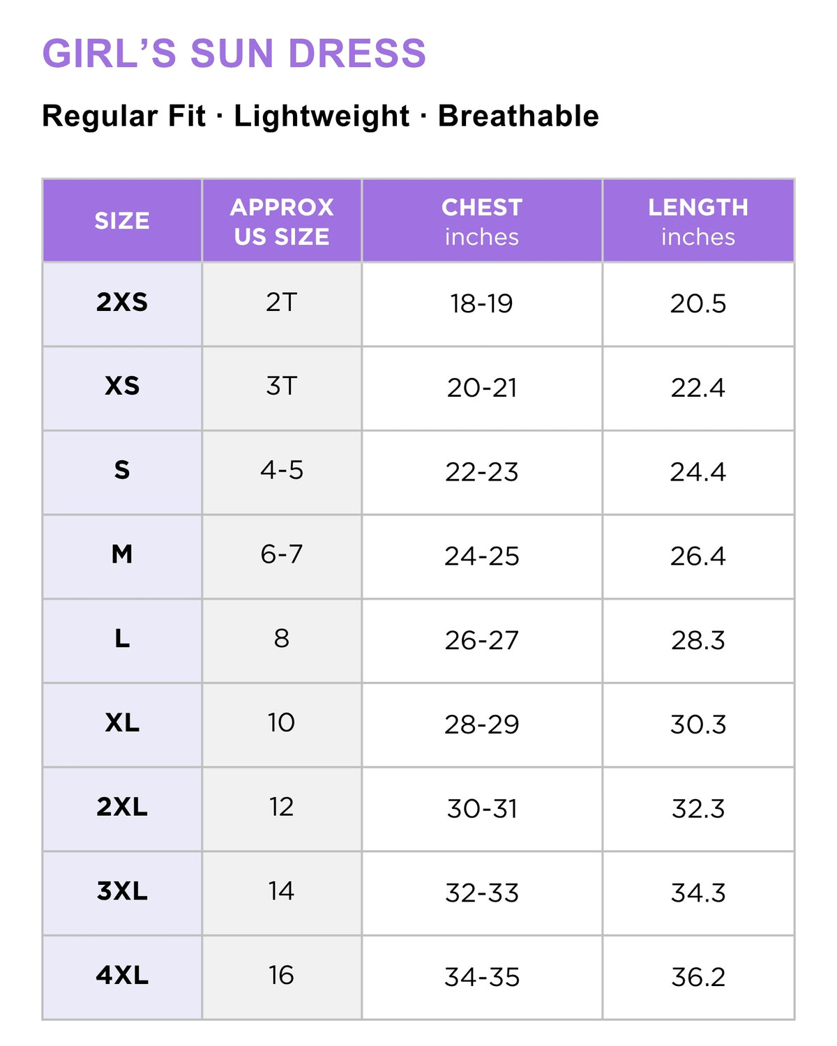 Girls Sun Dress - Purple Paradise