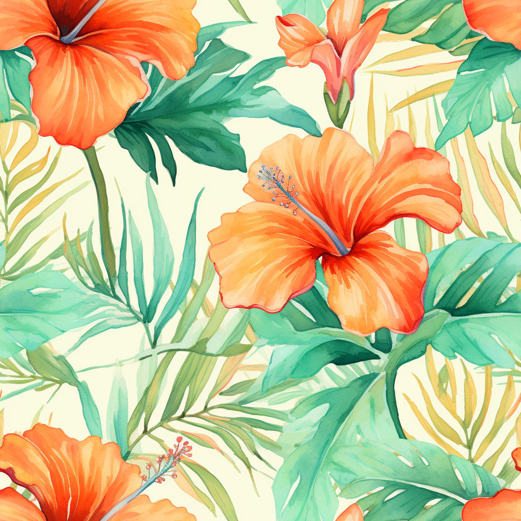 Matching Family Outfits - Tropical Hawaiian VI