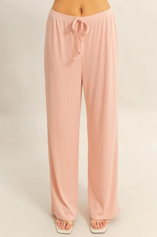 HYFVE Rib Knit Cami Top and Pants Set.