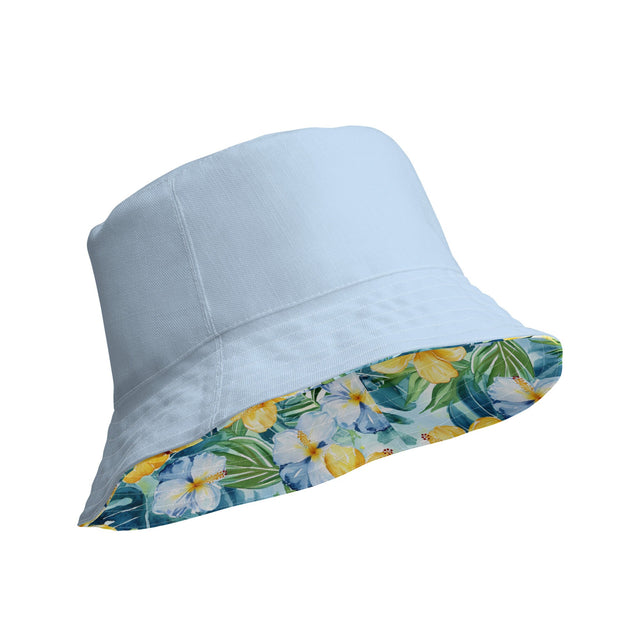 Hawaiian Hibiscus III Reversible Bucket Hat
