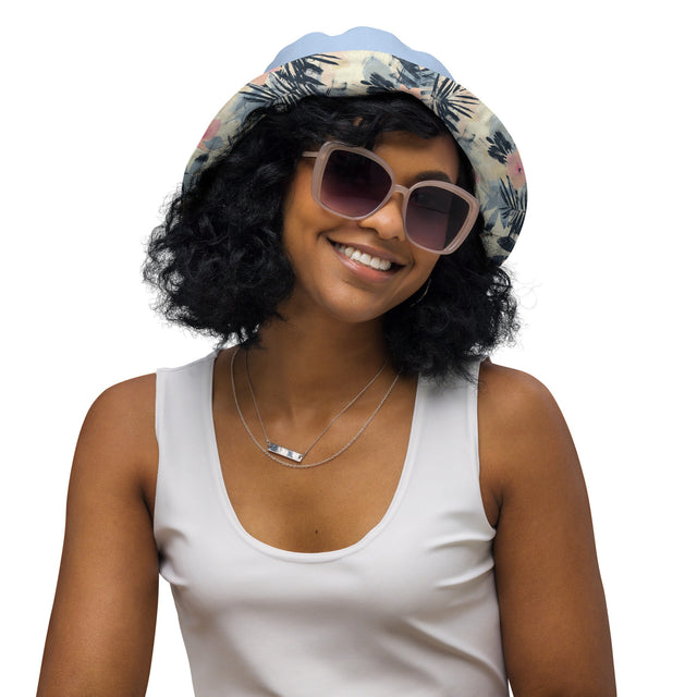 Hawaiian Hibiscus IV Reversible Bucket Hat