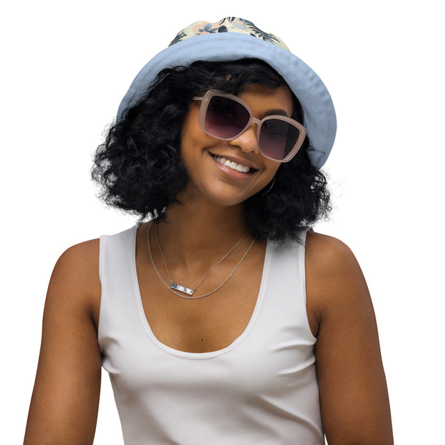Hawaiian Hibiscus IV Reversible Bucket Hat