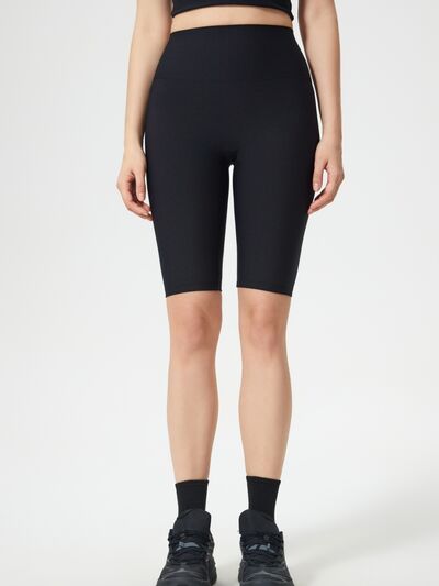 High waist active shorts.