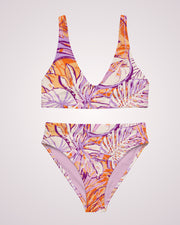 High Waist Bikini - Hawaiian Tropical VII