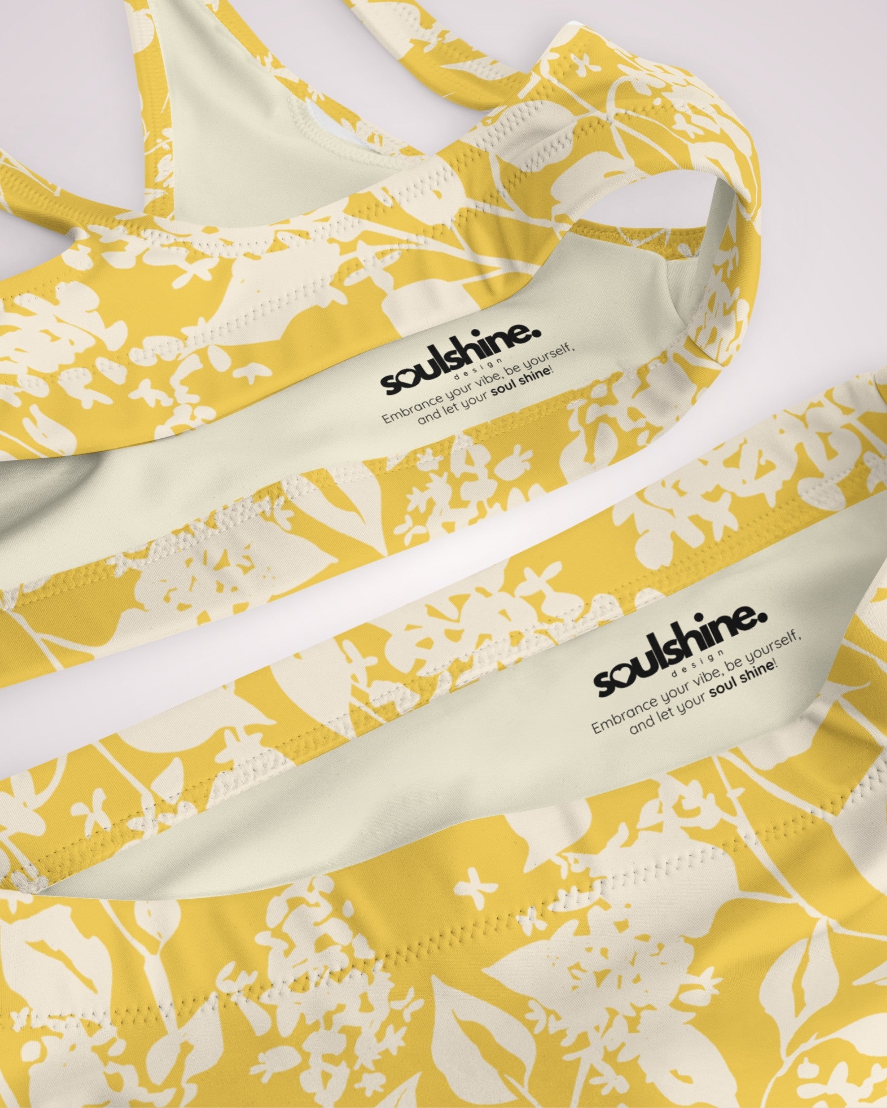 High Waist Bikini - Tropical Floral IV