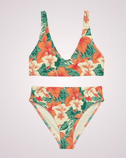 High Waist Bikini - Tropical Hawaiian II