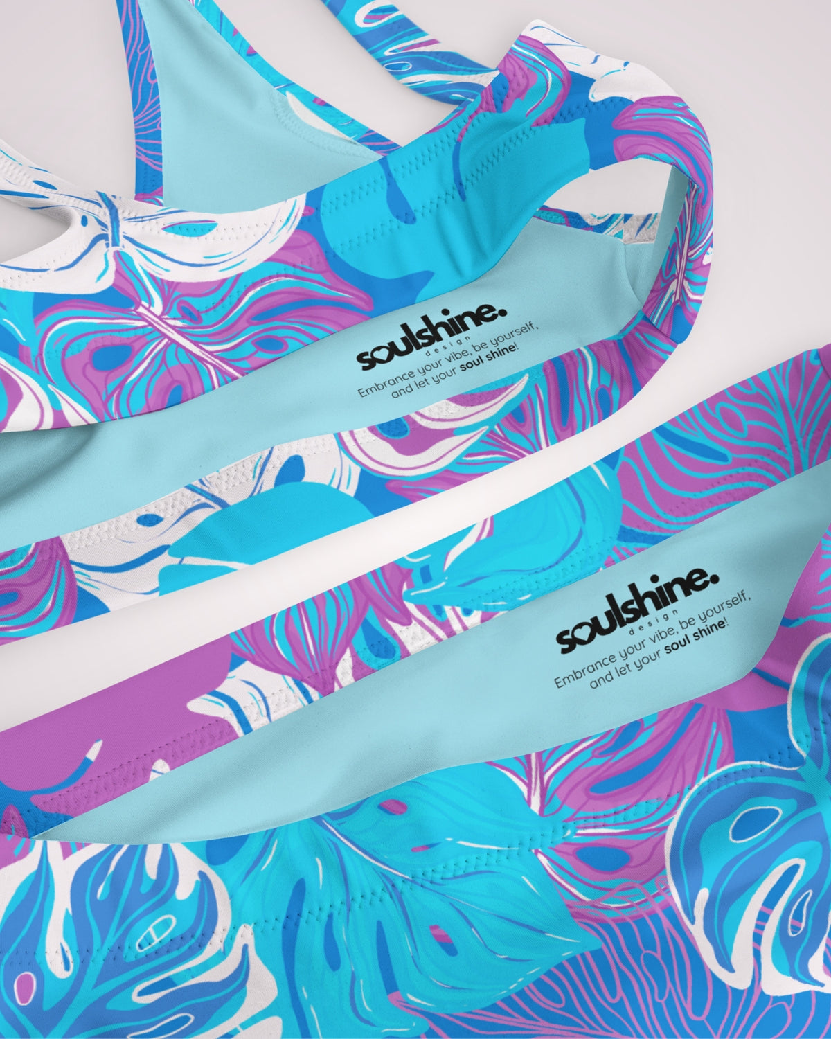 High Waist Bikini - Tropical IIB
