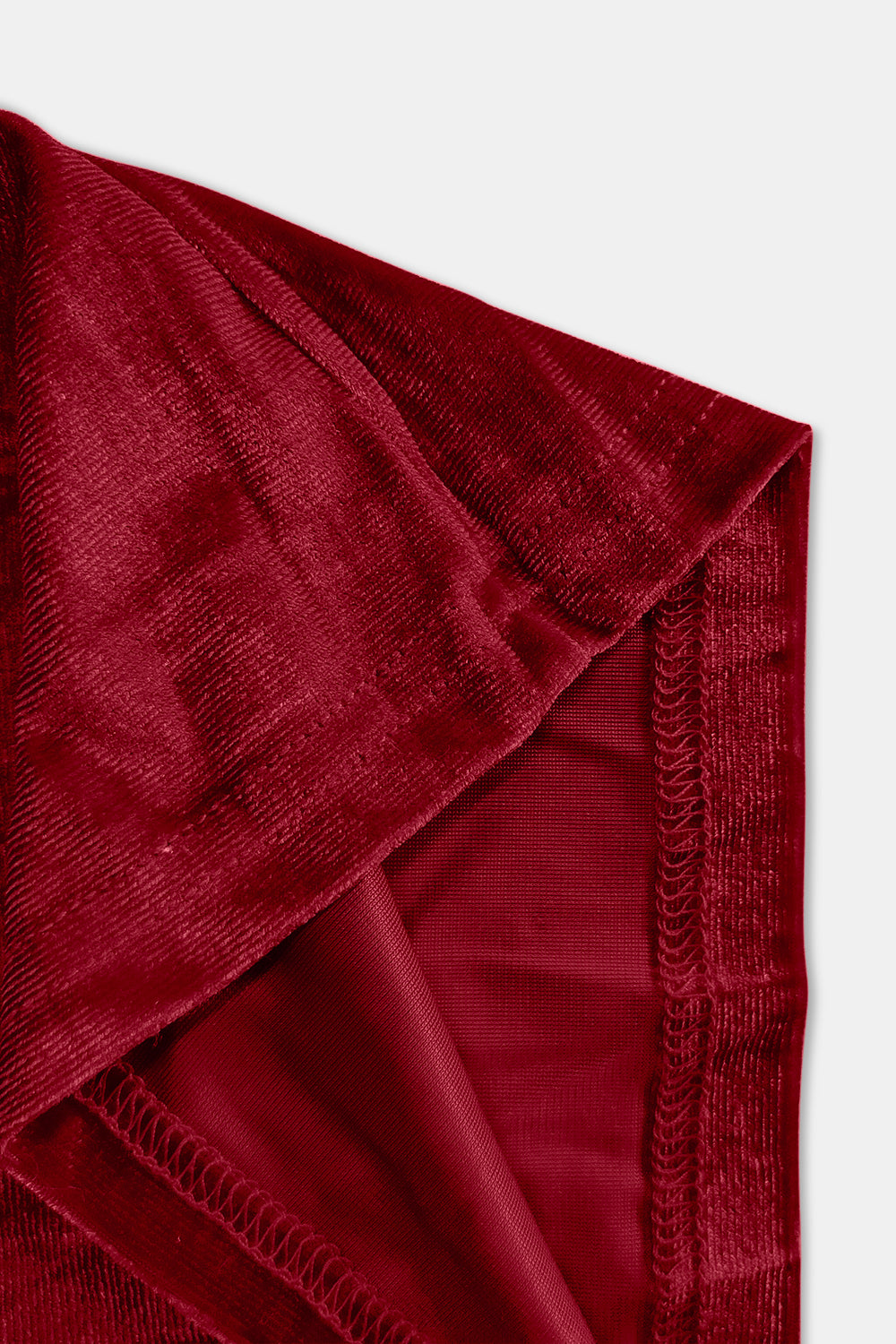 Full size high waist pants, opaque.