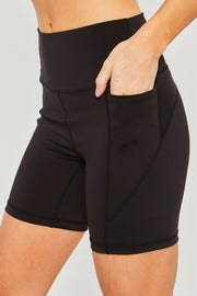 High waist star seam detail denim shorts with raw hem and pockets.