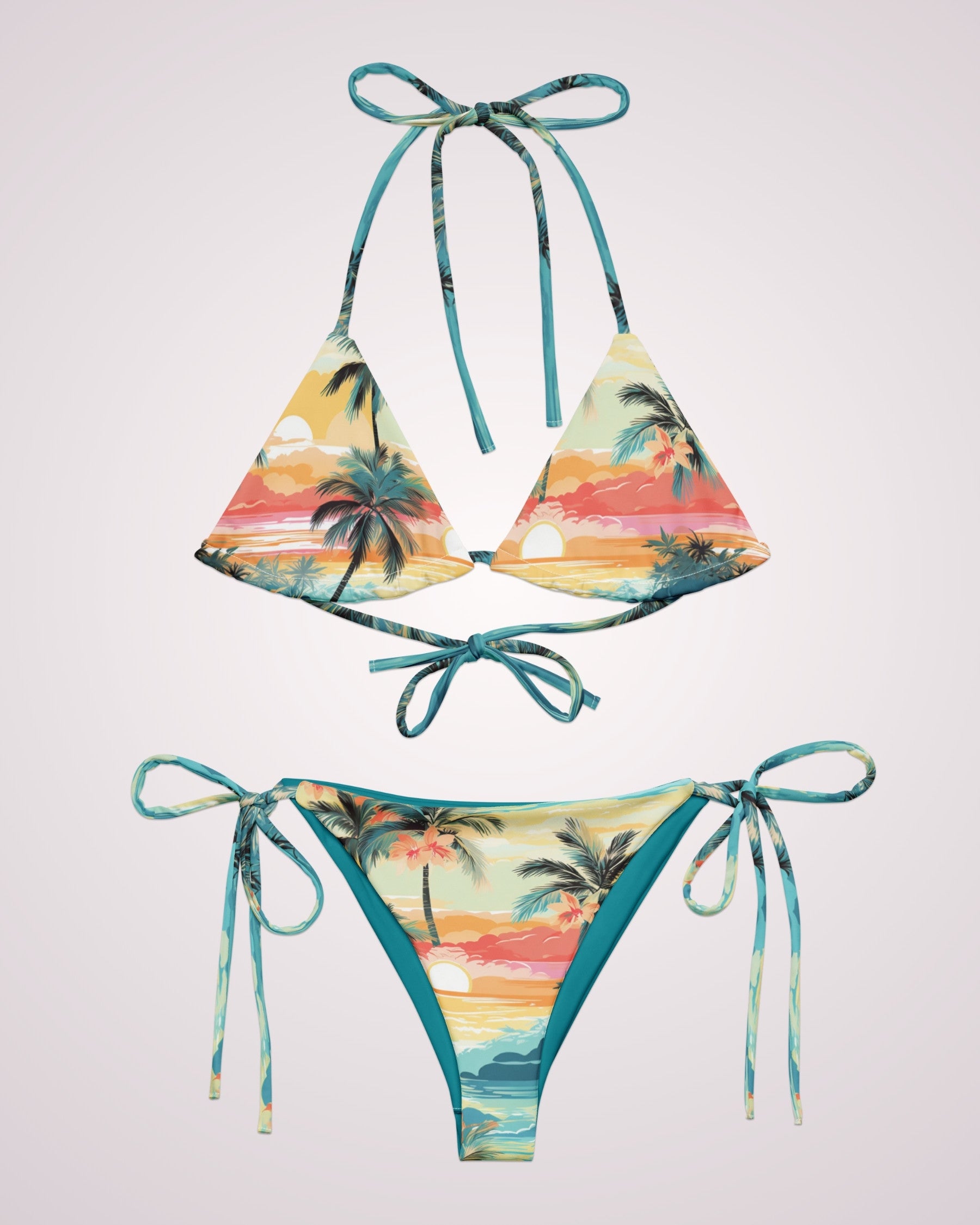 String Bikini - Tropical Beach V