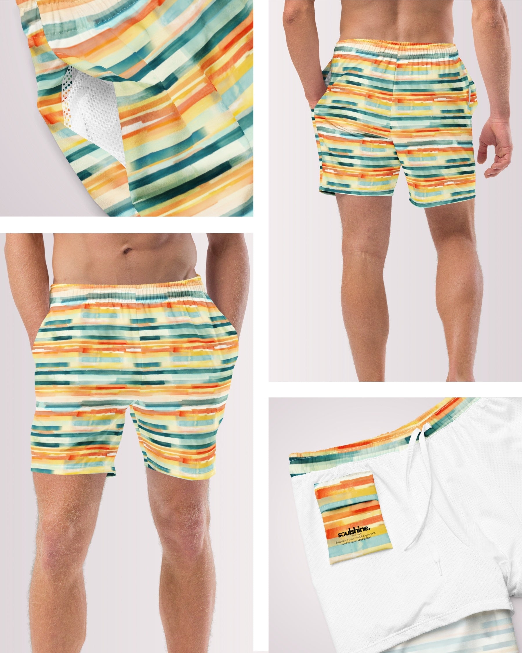 Mens Swim Trunks - Barbara IV