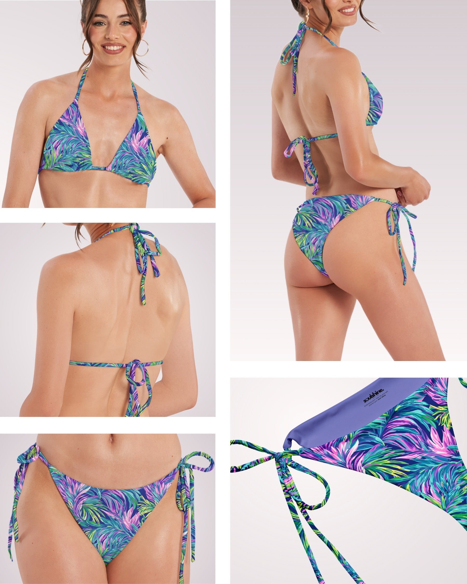 String Bikini - Tropical Palms IV