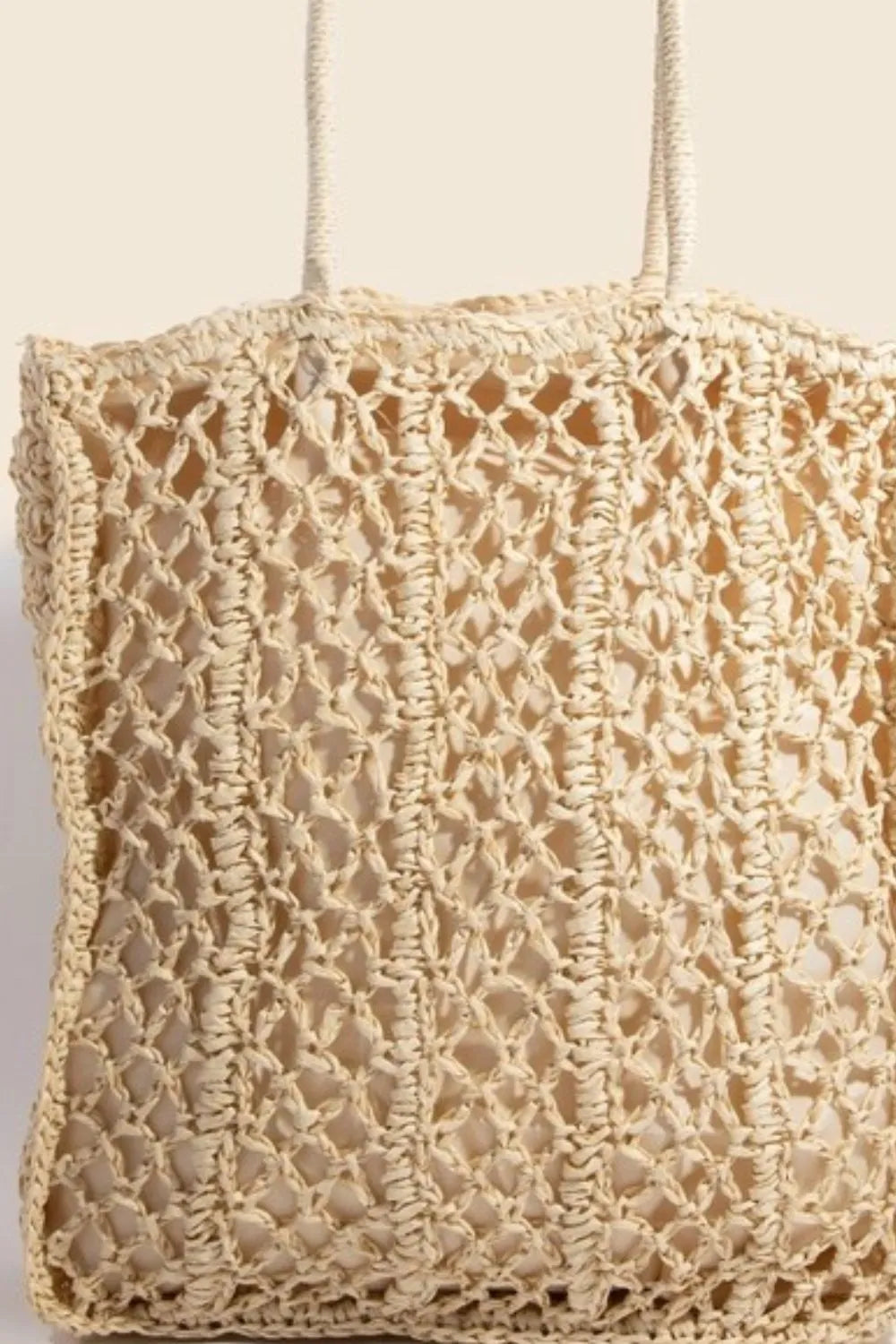 Medium intricate braided tote bag.