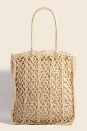 Medium intricate braided tote bag.