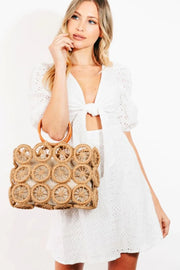 Intricate Braided Wheels Handbag