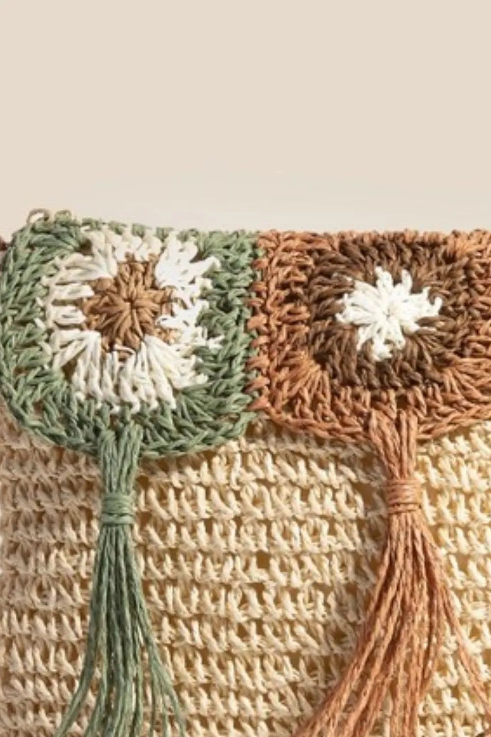 Intricate Tassel Braided Crossbody Bag