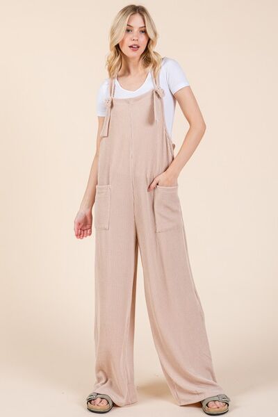 Bow Sequin Wide Leg Jumpsuit.