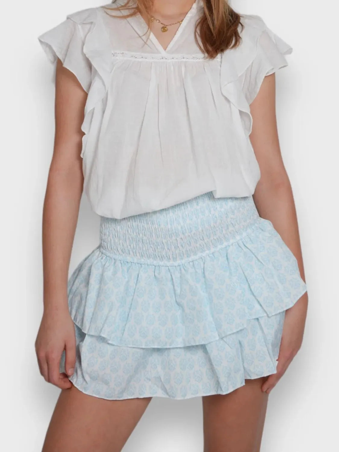 Layered Mini Skirt.