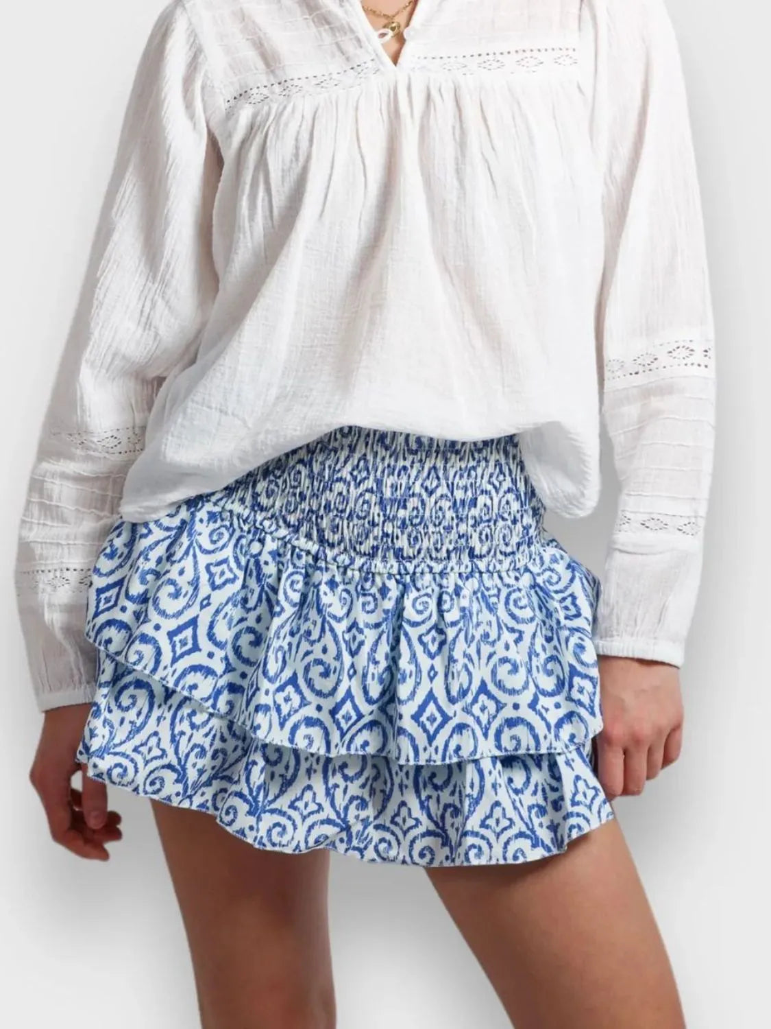 Layered Mini Skirt.