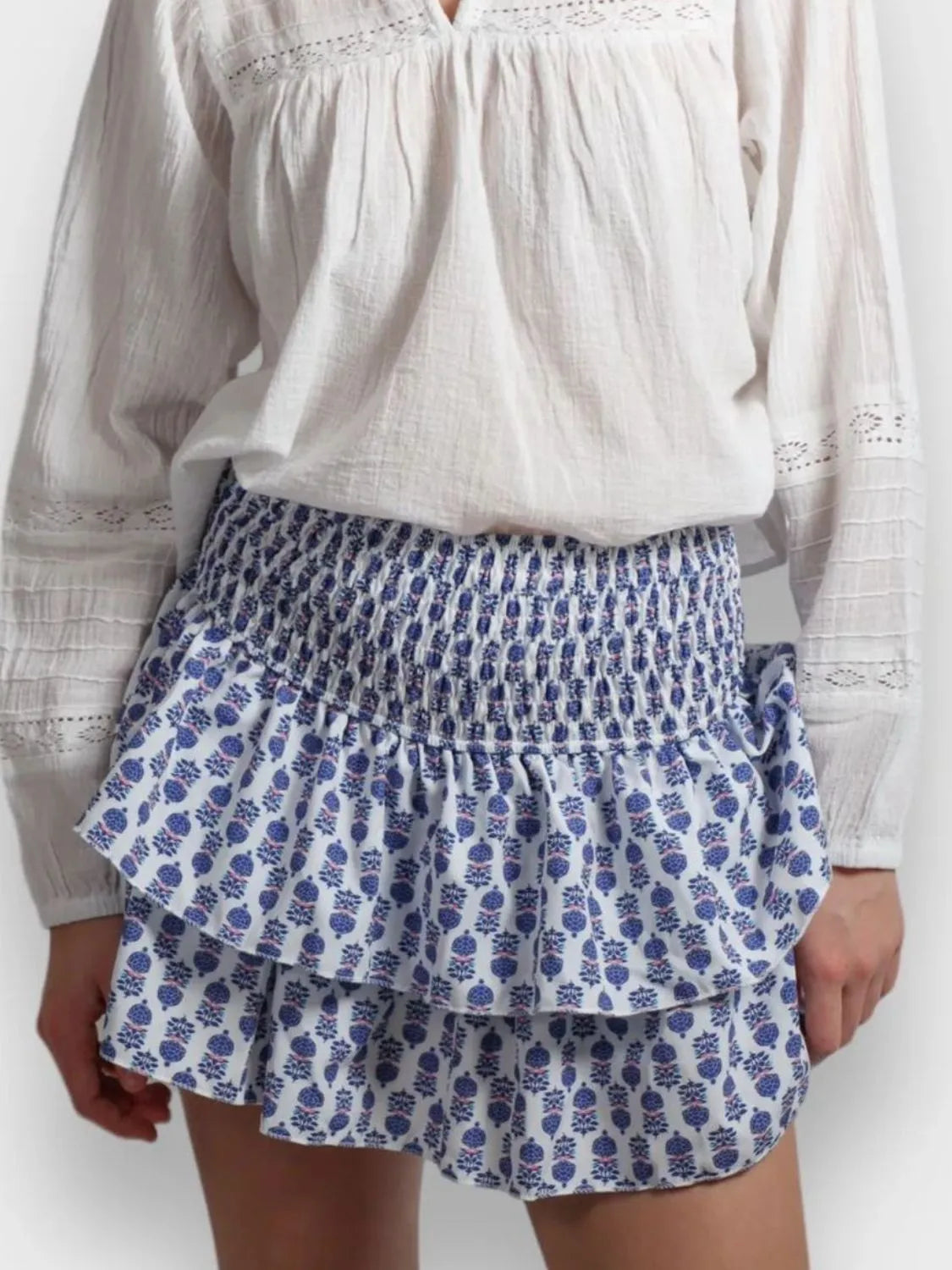 Layered Mini Skirt.