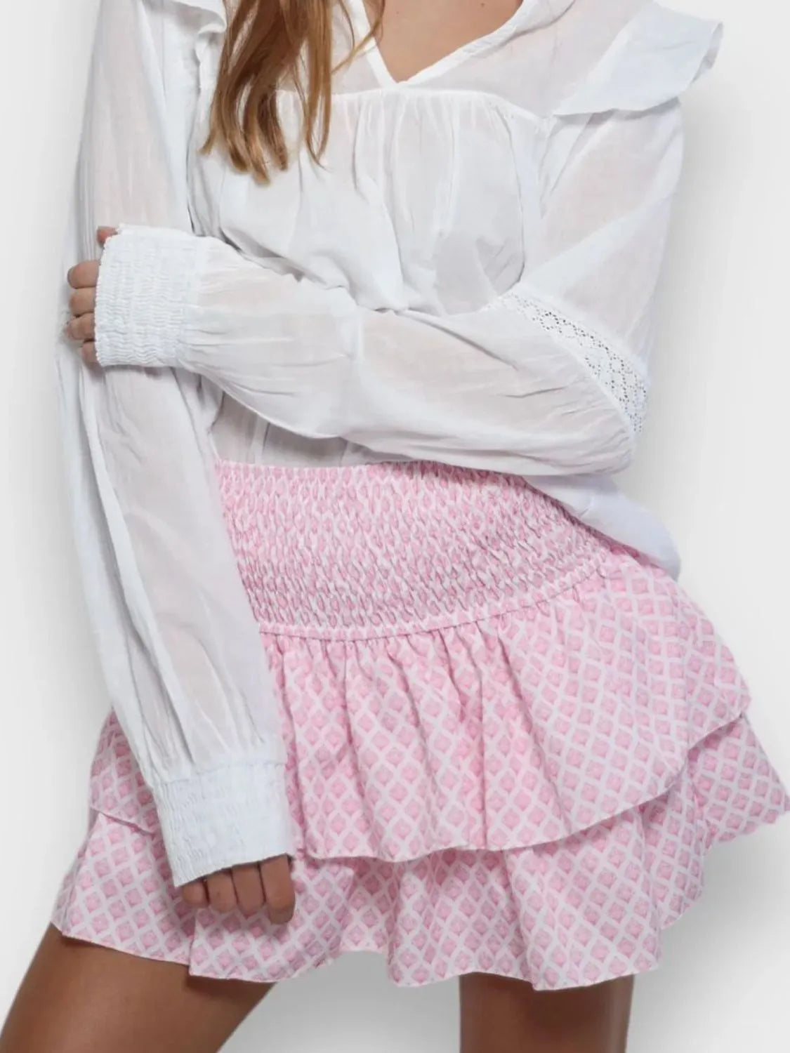 Layered Mini Skirt.