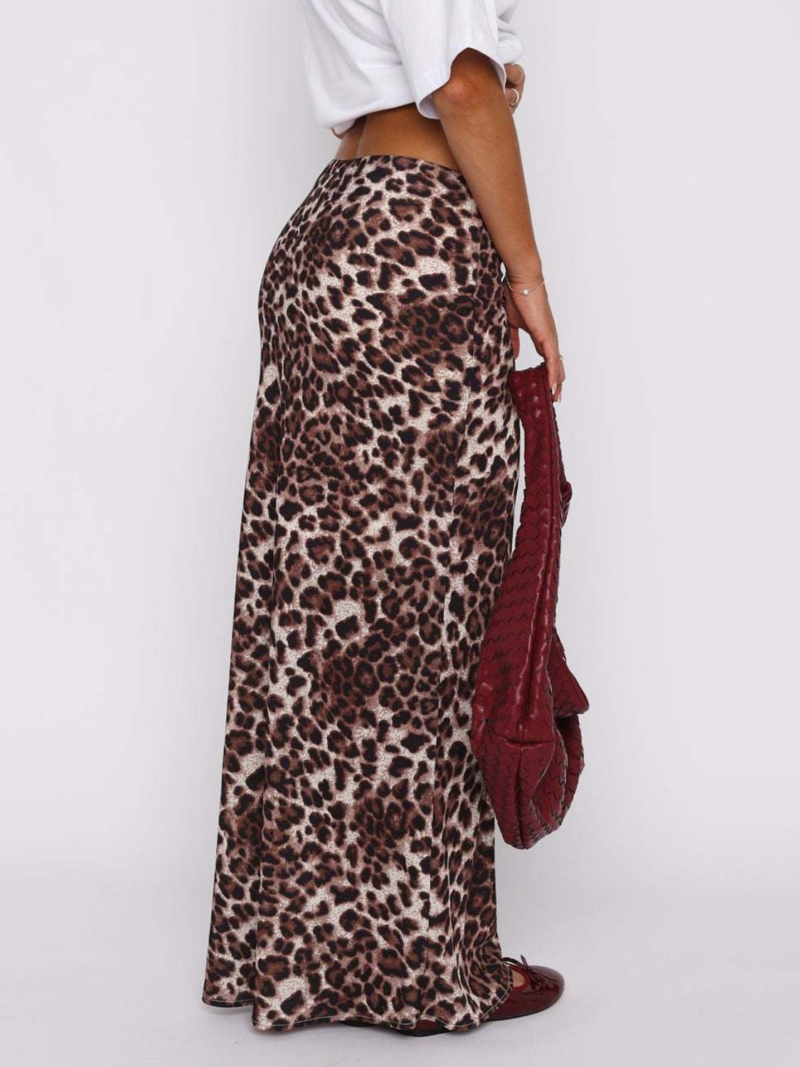 Leopard Maxi Skirt.