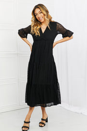 P. Rose Plus Size Lovely Lace Tiered Dress.