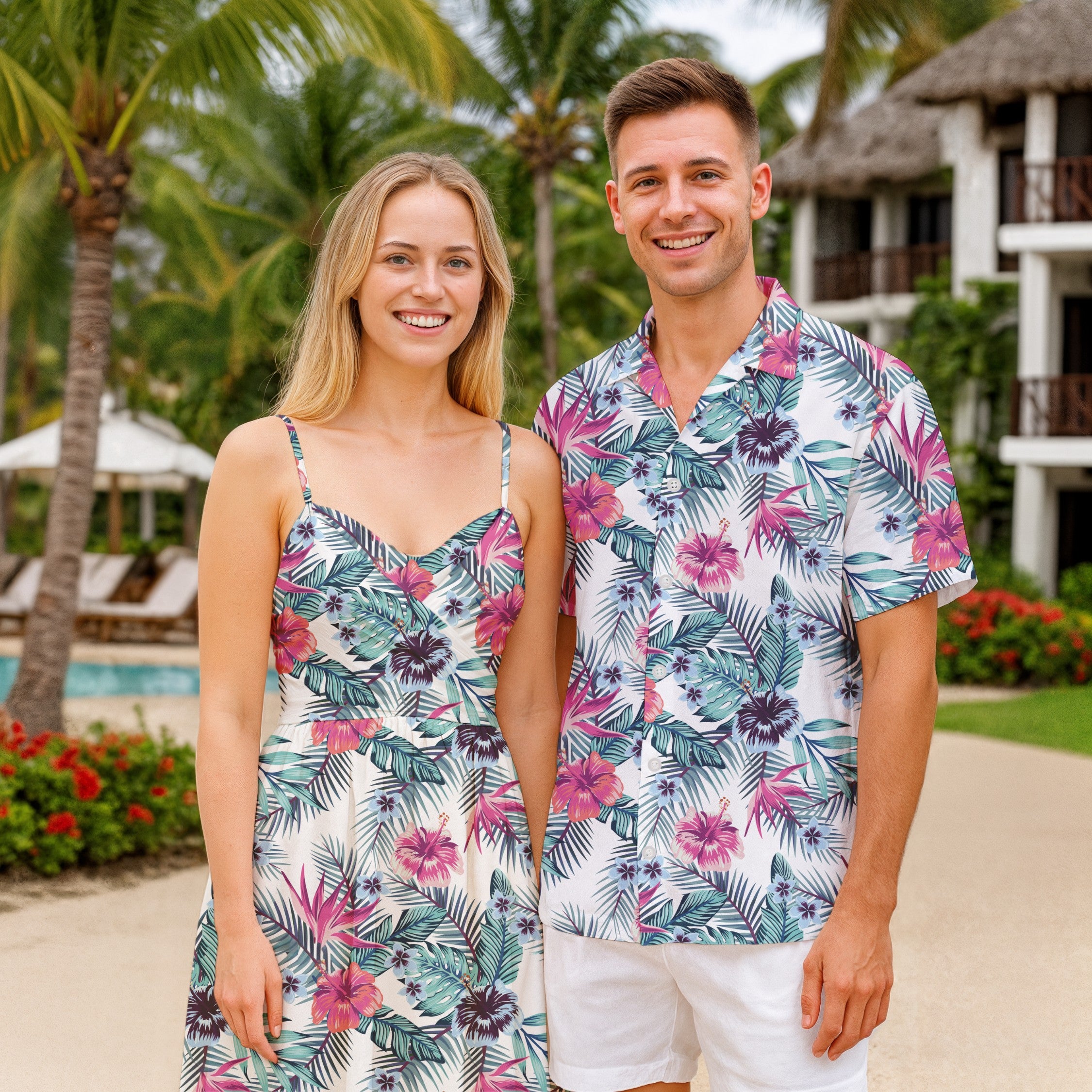 Matching Couples Outfits - Tropical V