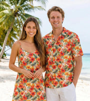 Matching Couples Outfits - Sunset Bloom
