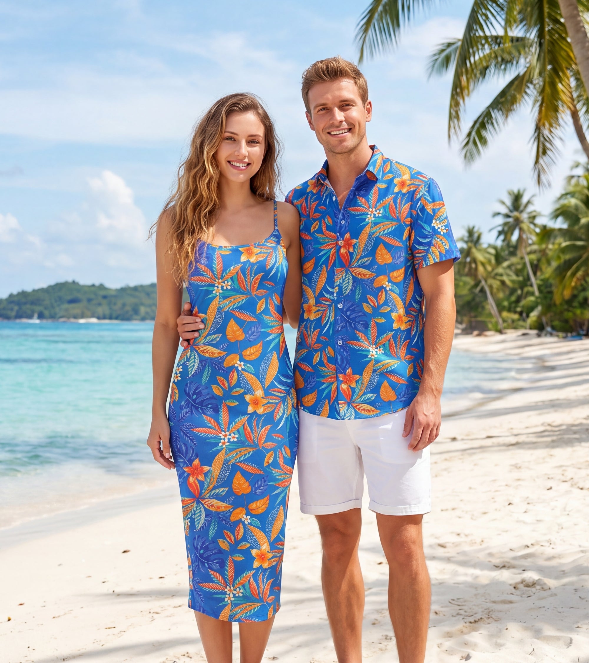 Matching Couples Outfits - Tropical Escape