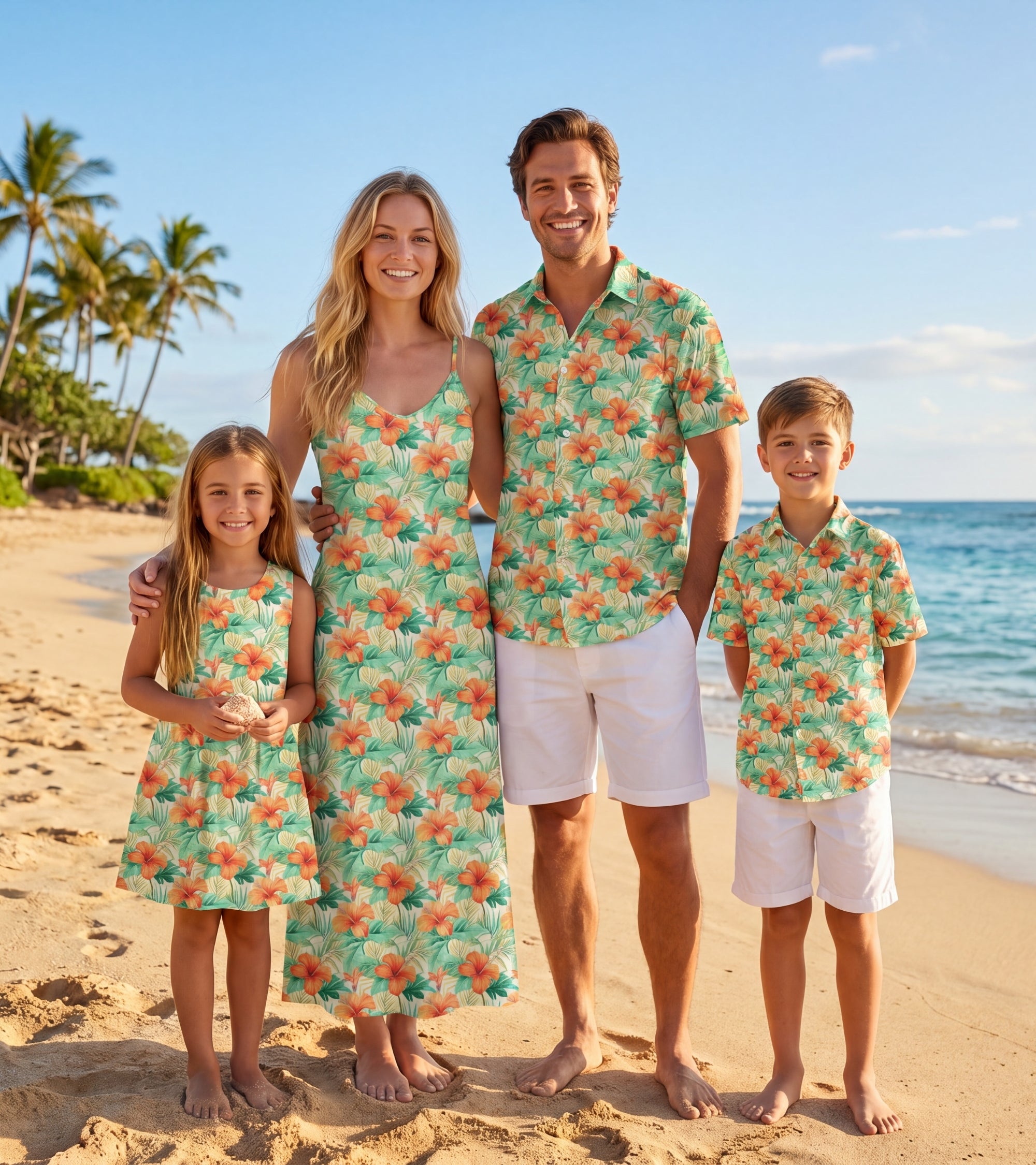 Matching Family Outfits - Sunrise Lagoon