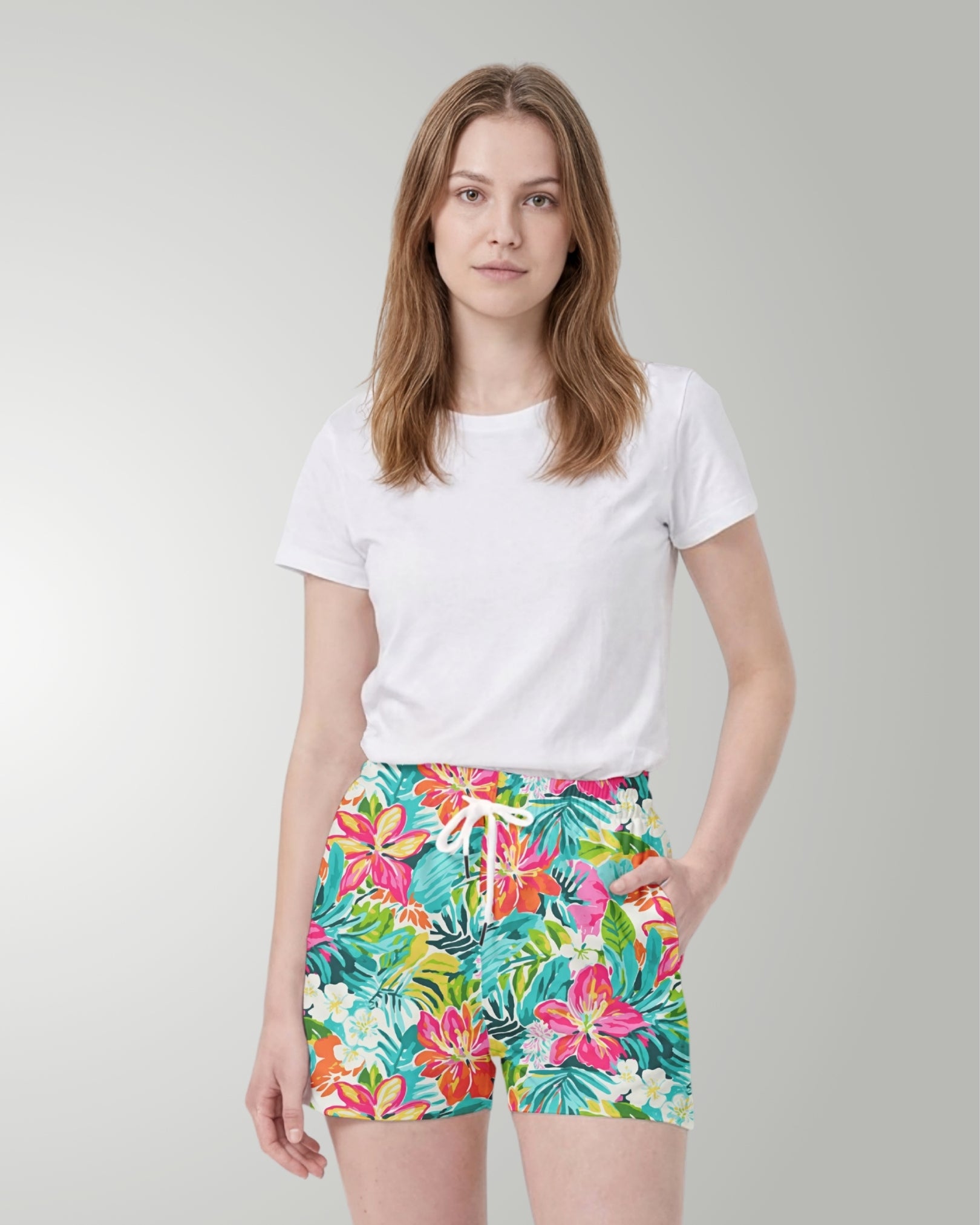 Womens Beach Shorts - Sun & Sea Breeze