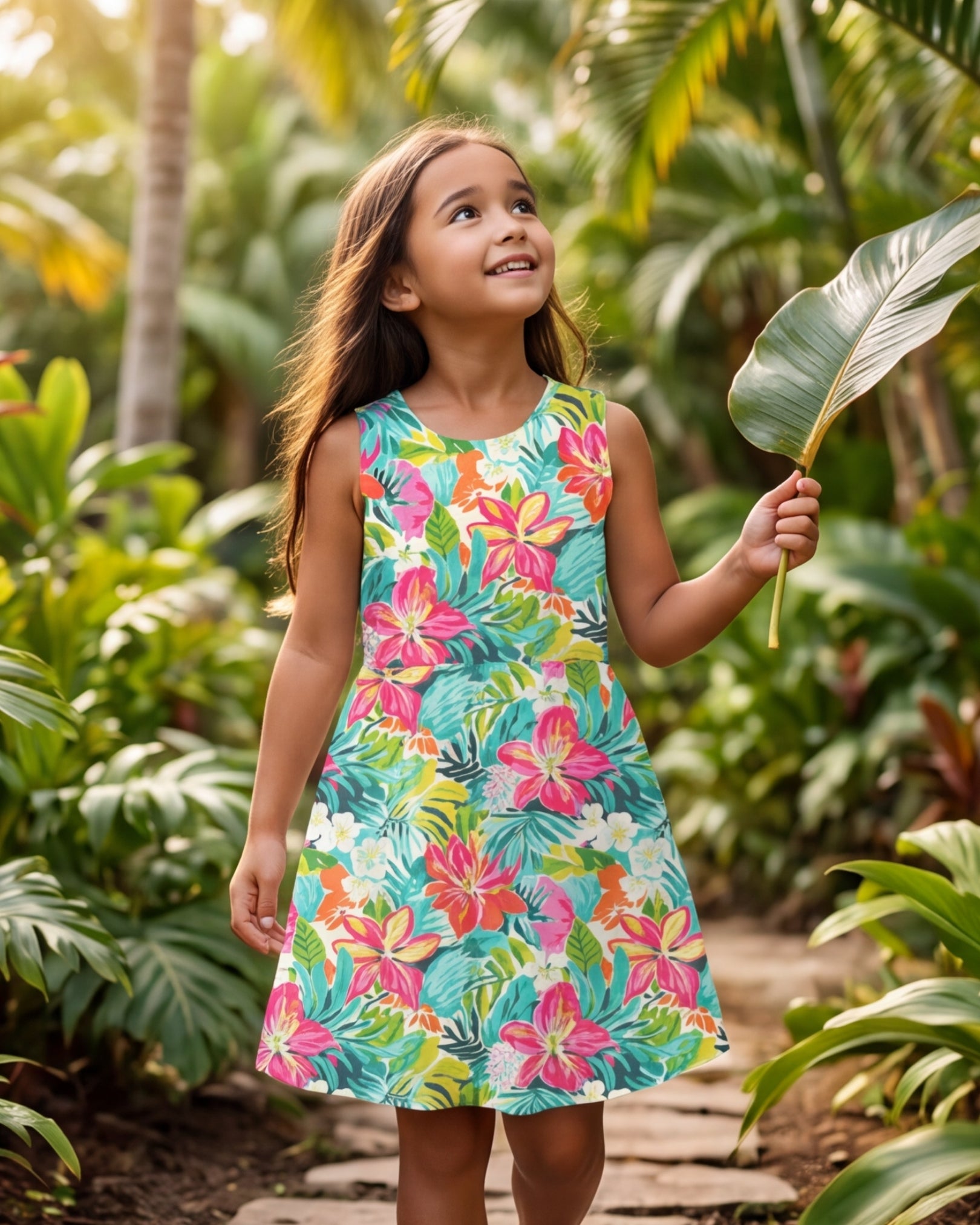 Girls Sun Dress - Sun & Sea Breeze