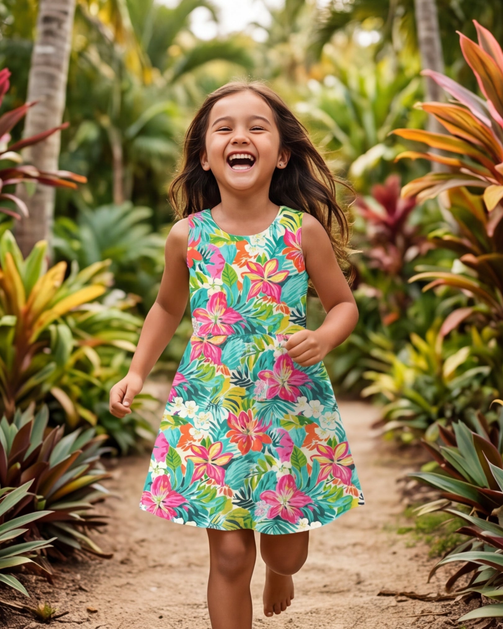 Girls Sun Dress - Sun & Sea Breeze