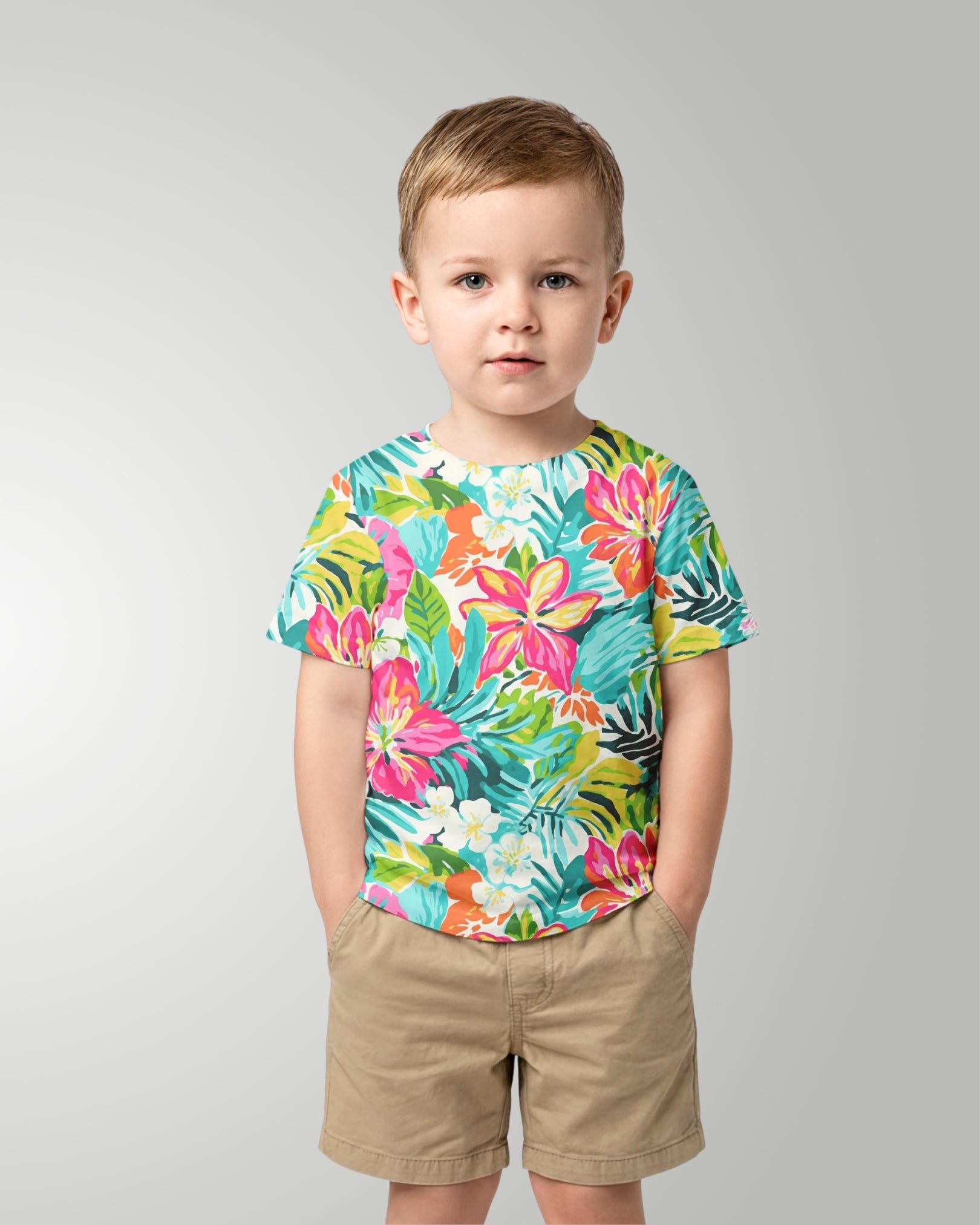 Childs Hawaiian Tee - Sun & Sea Breeze