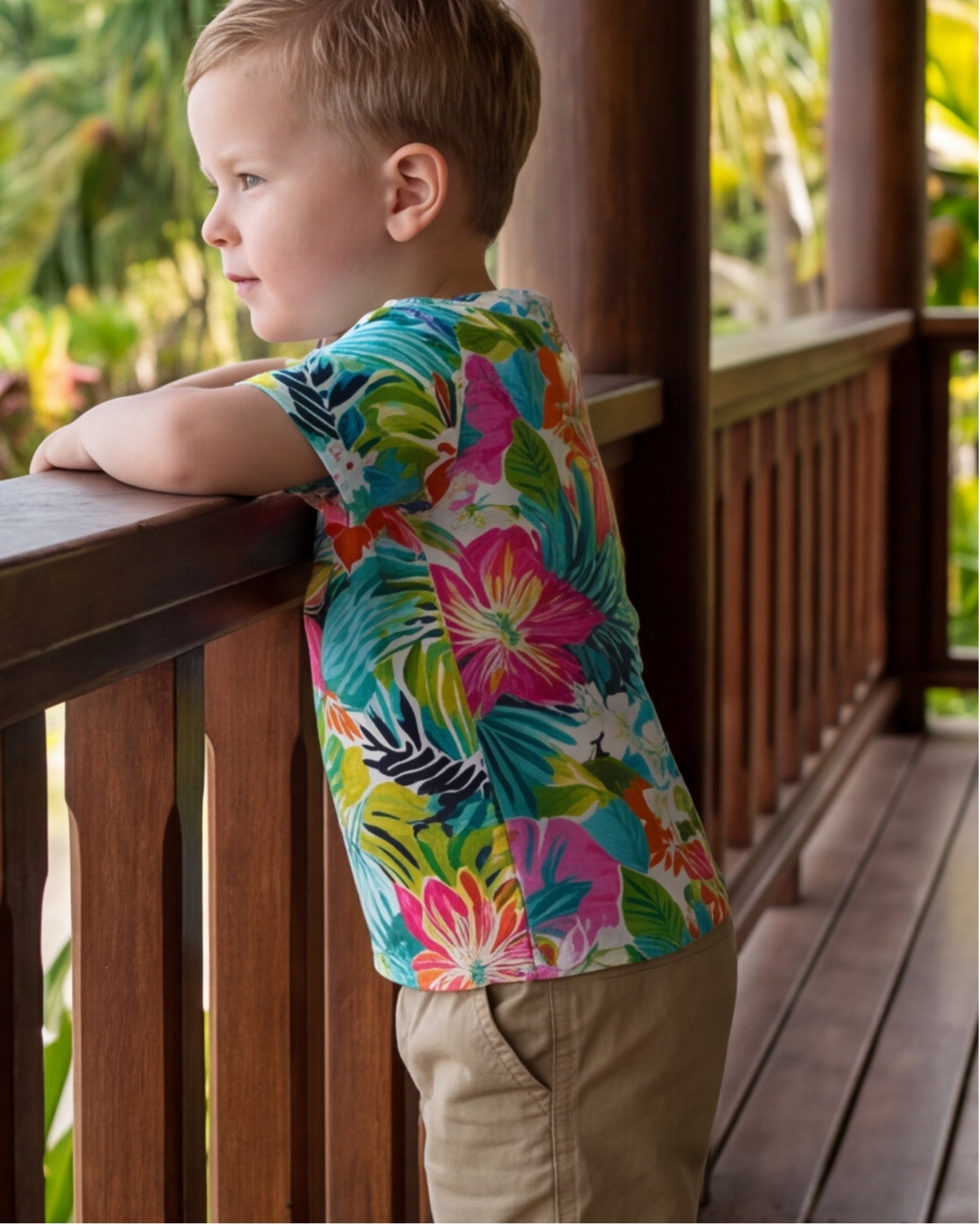Childs Hawaiian Tee - Sun & Sea Breeze