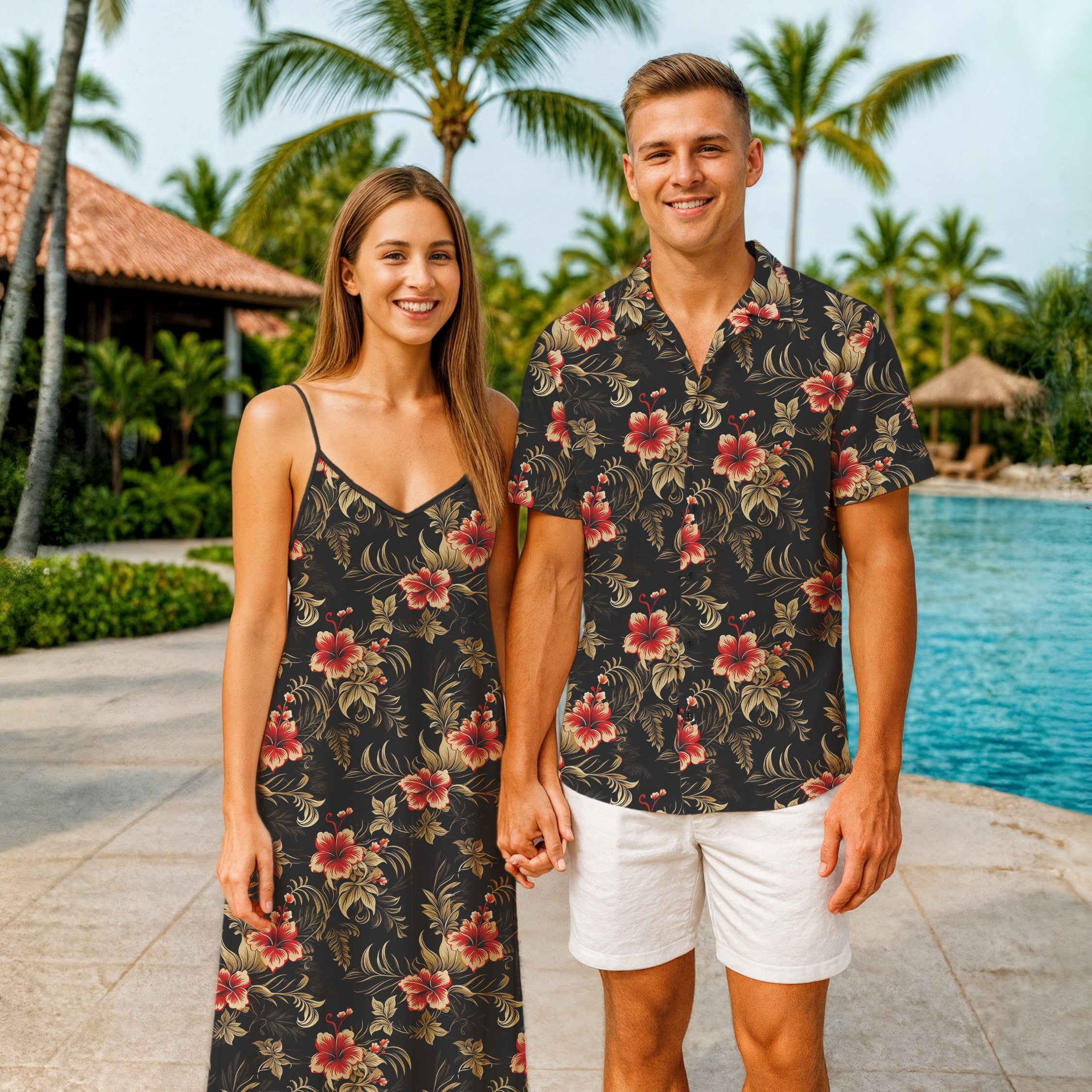 Matching Couples Outfits - Vintage Hawaiian I
