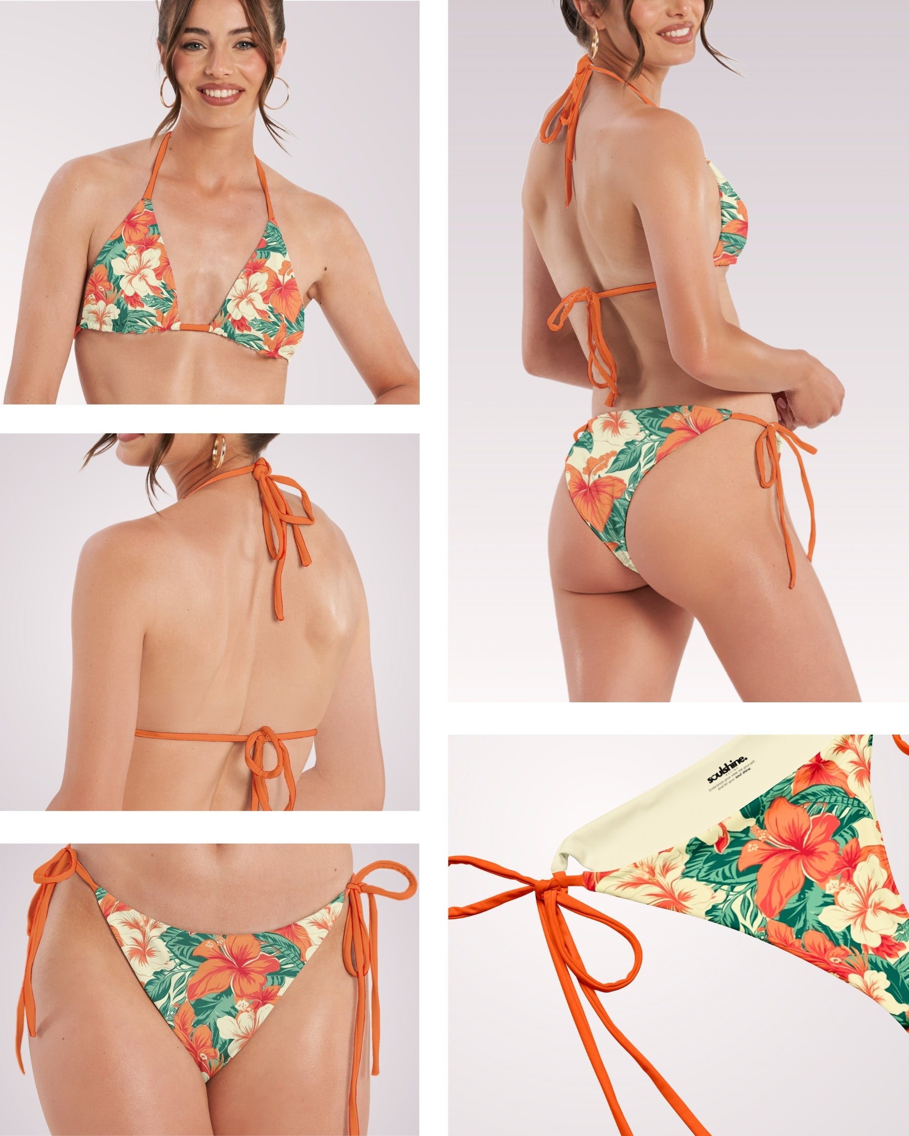 String Bikini - Tropical Hawaiian II