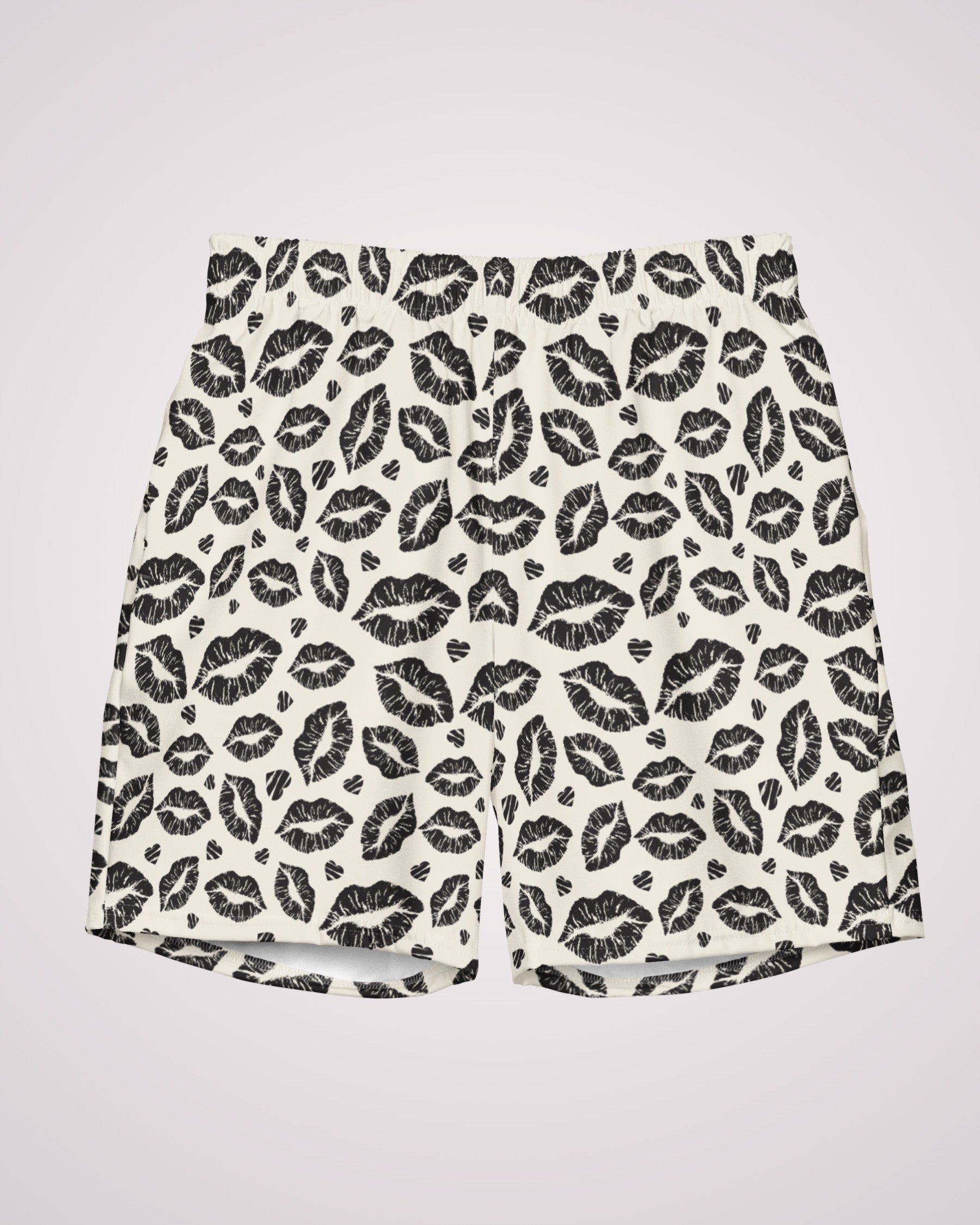 Mens Swim Trunks - Lips I