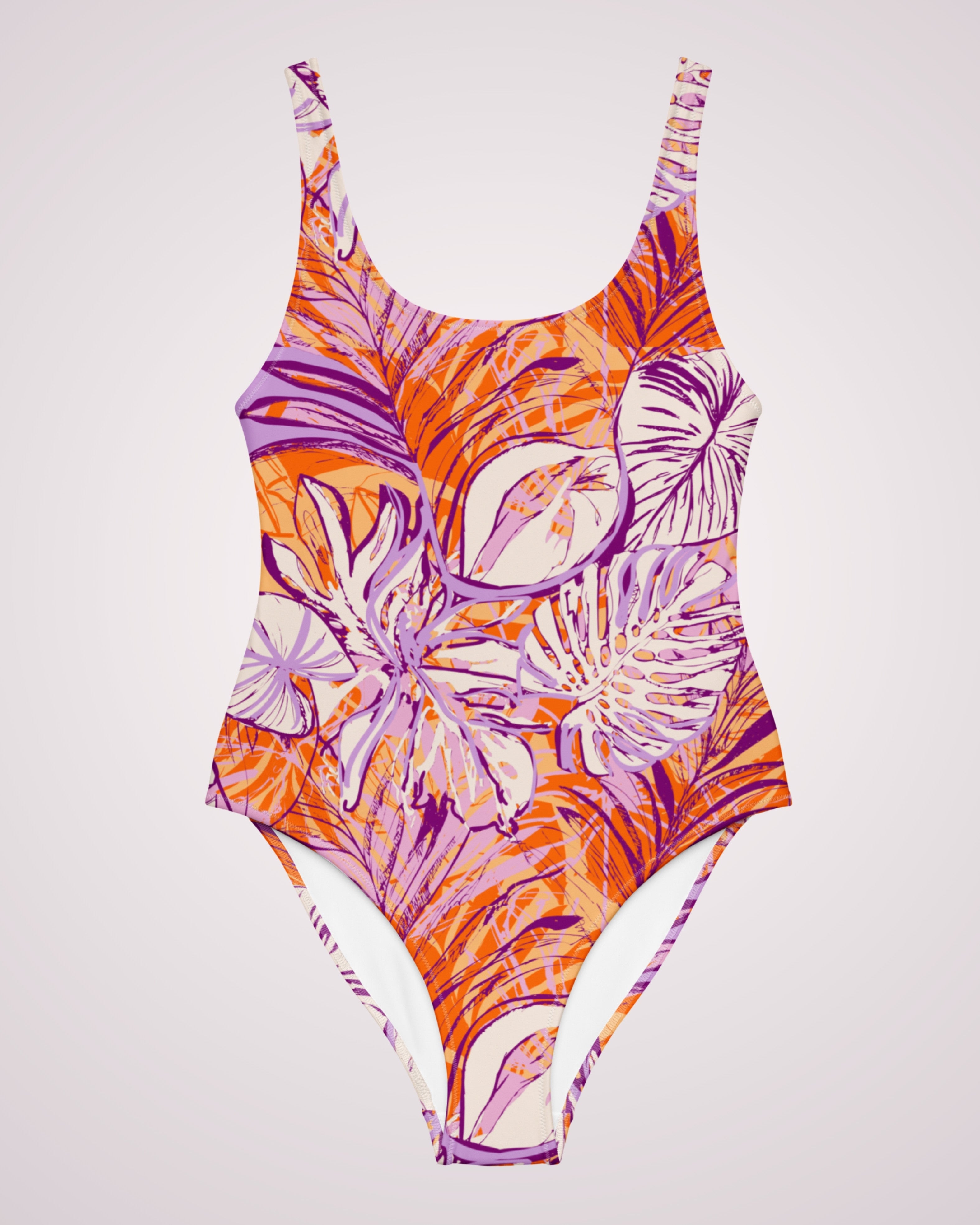 One-piece Swimsuit - Hawaiian Tropical VII