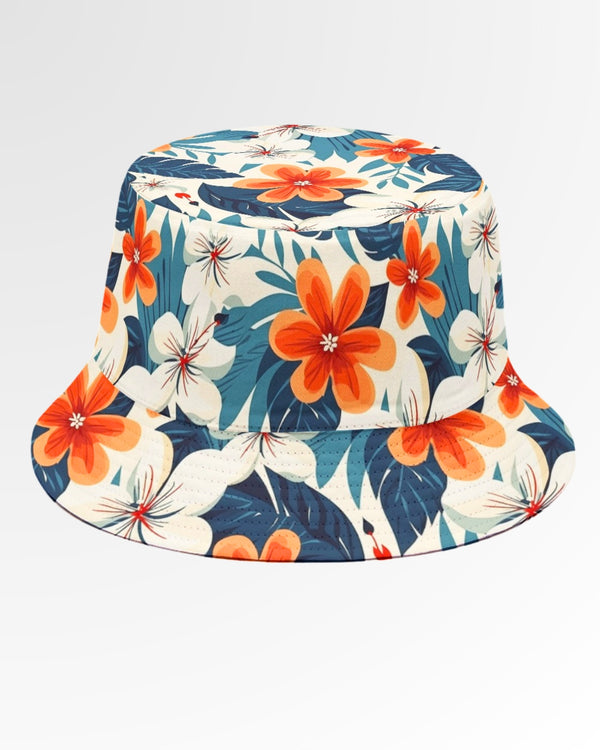 Bucket Hat - Retro Tropical Floral