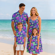 Matching Family Outfits - Purple Hawaiian IV