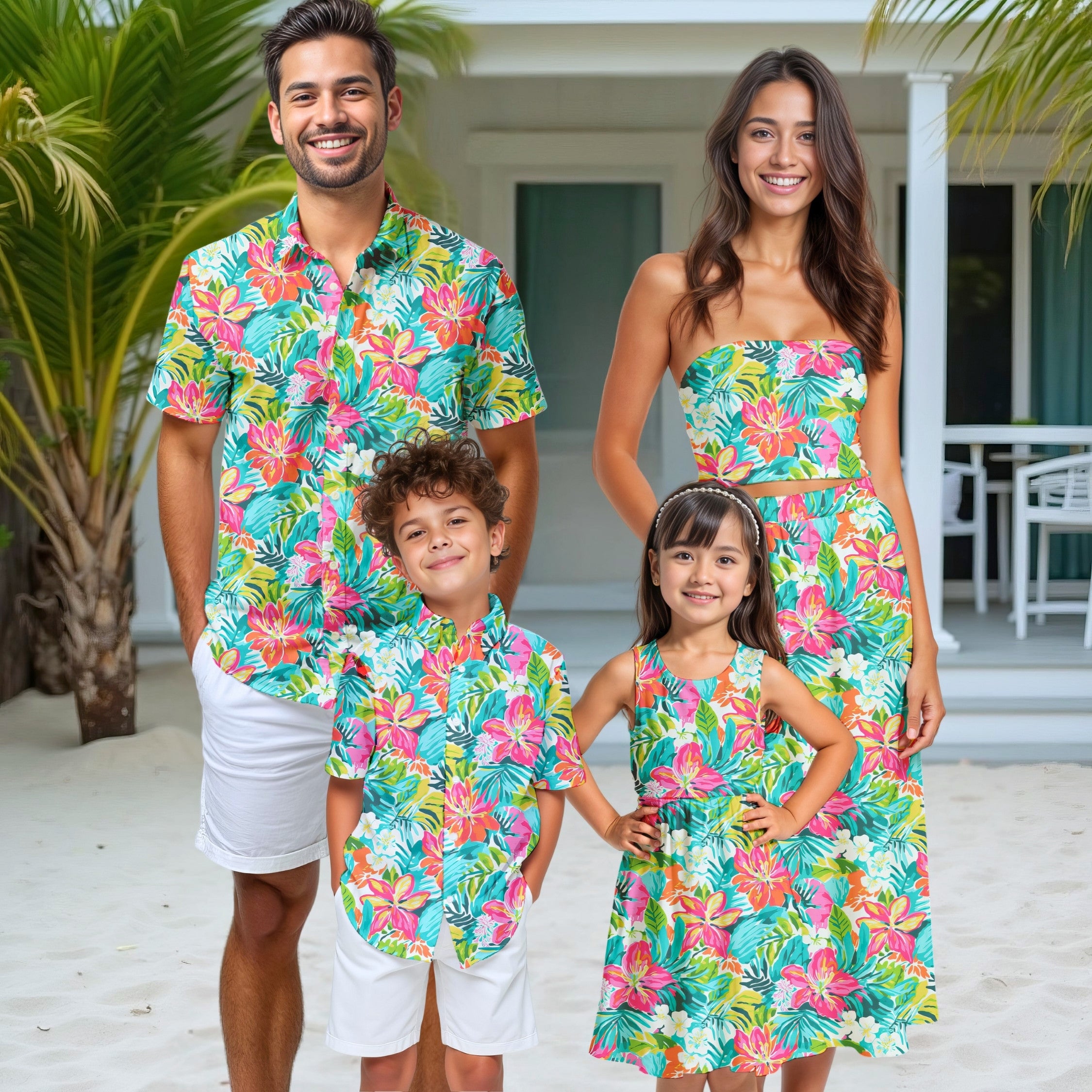 Matching Family Outfits - Tropical Hawaiian III