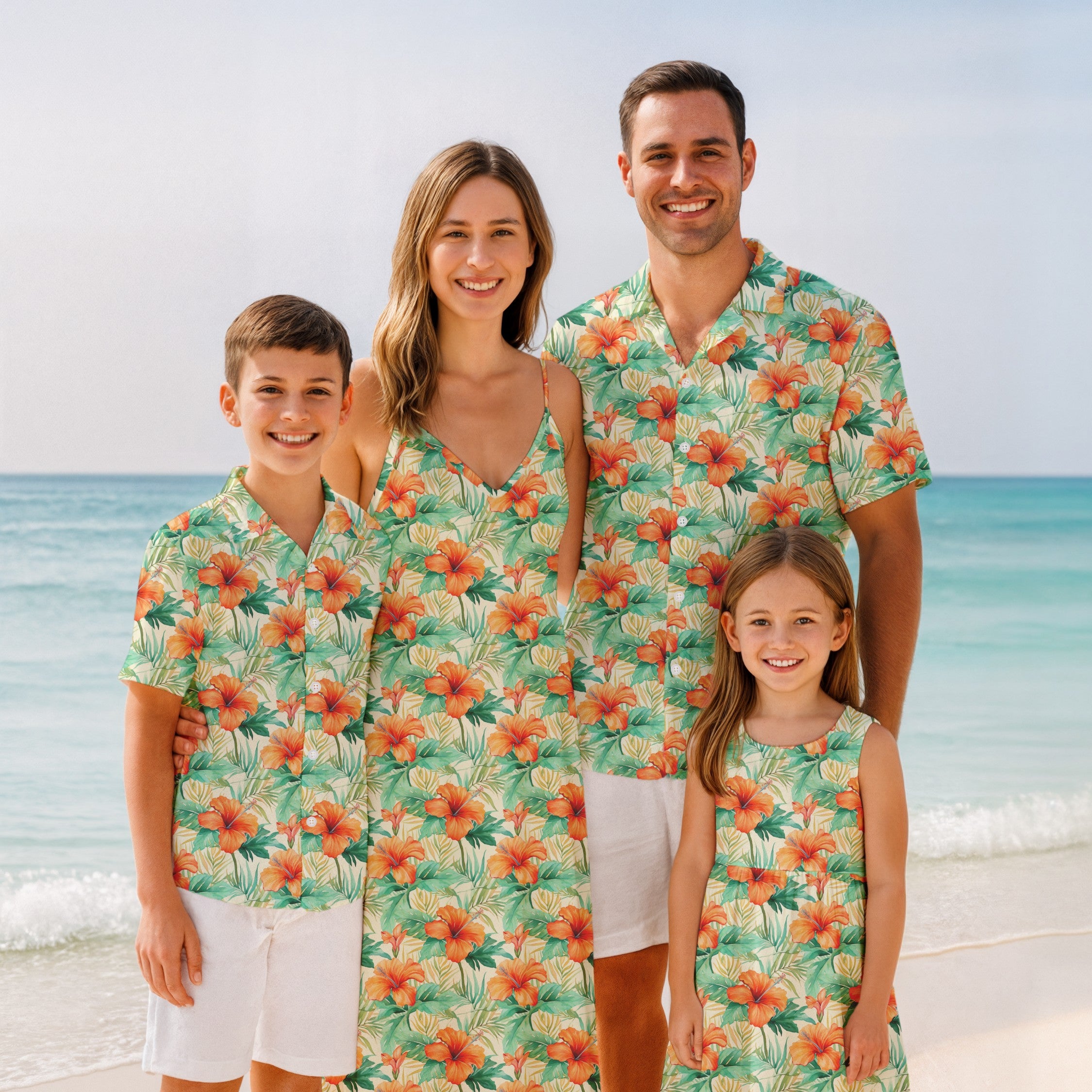 Matching Family Outfits - Tropical Hawaiian VI