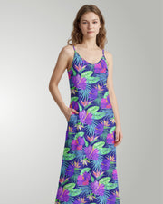 Maxi Slip Dress - Purple Paradise