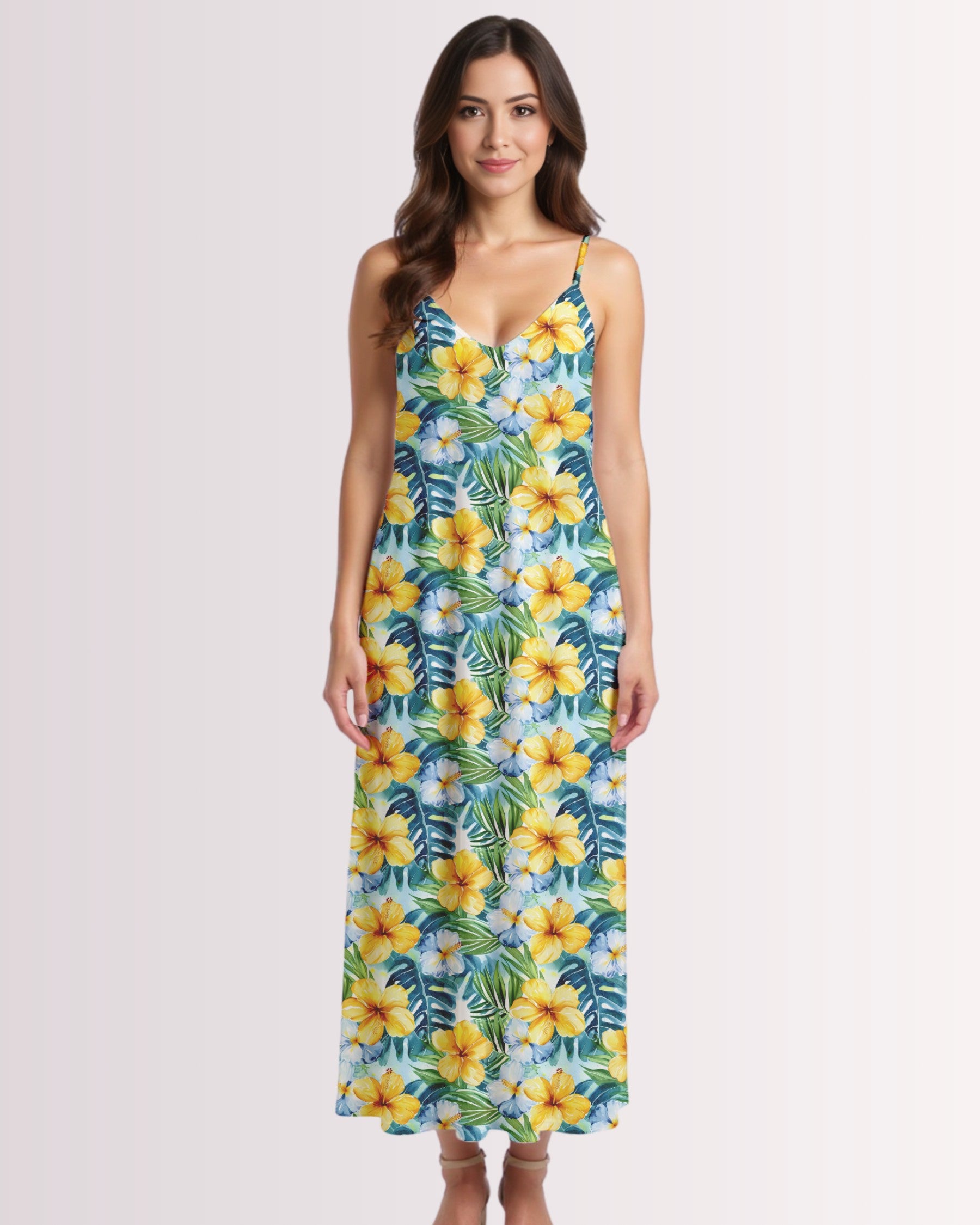 Maxi Slip Dress - Hawaiian III